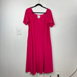 Marallis Collection Pink Stretch Jersey Dress